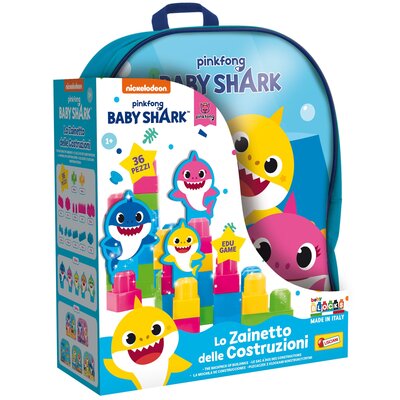 Lisciani Lisciani Plecak z klockami Baby Shark GXP-798648