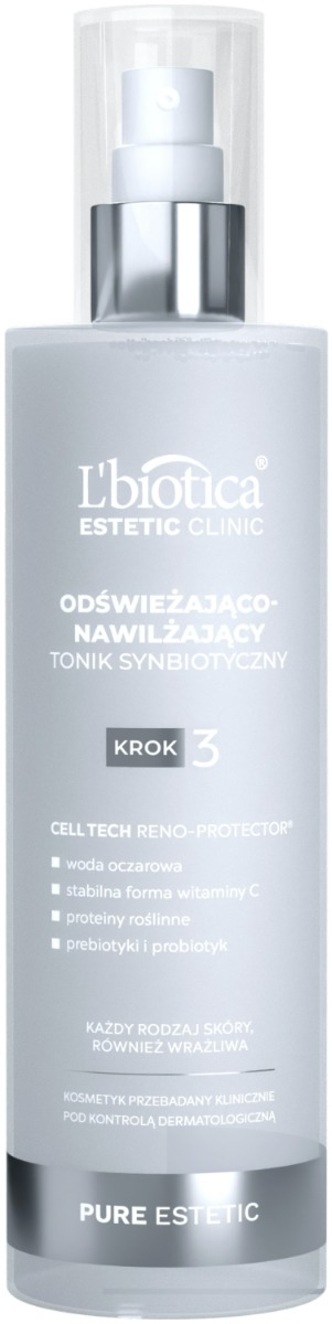 L'Biotica Estetic Clinic Pure Estetic - odświeżająco-nawilżający tonik synbiotyczny 200ml