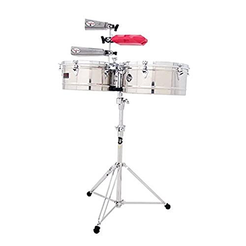 LP Latin Percussion Timbales Prestige Stainless Steel 14