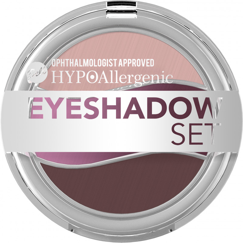 Bell hypoallergic HYPOALLERGENIC EYESHADOW POTRÓJNE CIENIE 02