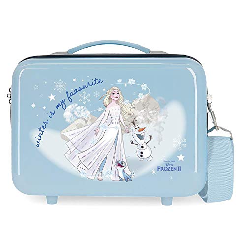 Disney Frozen Adventure of My Mind kosmetyczka, dopasowana, niebieska, 29 x 21 x 15 cm, sztywna, ABS 9,14 l