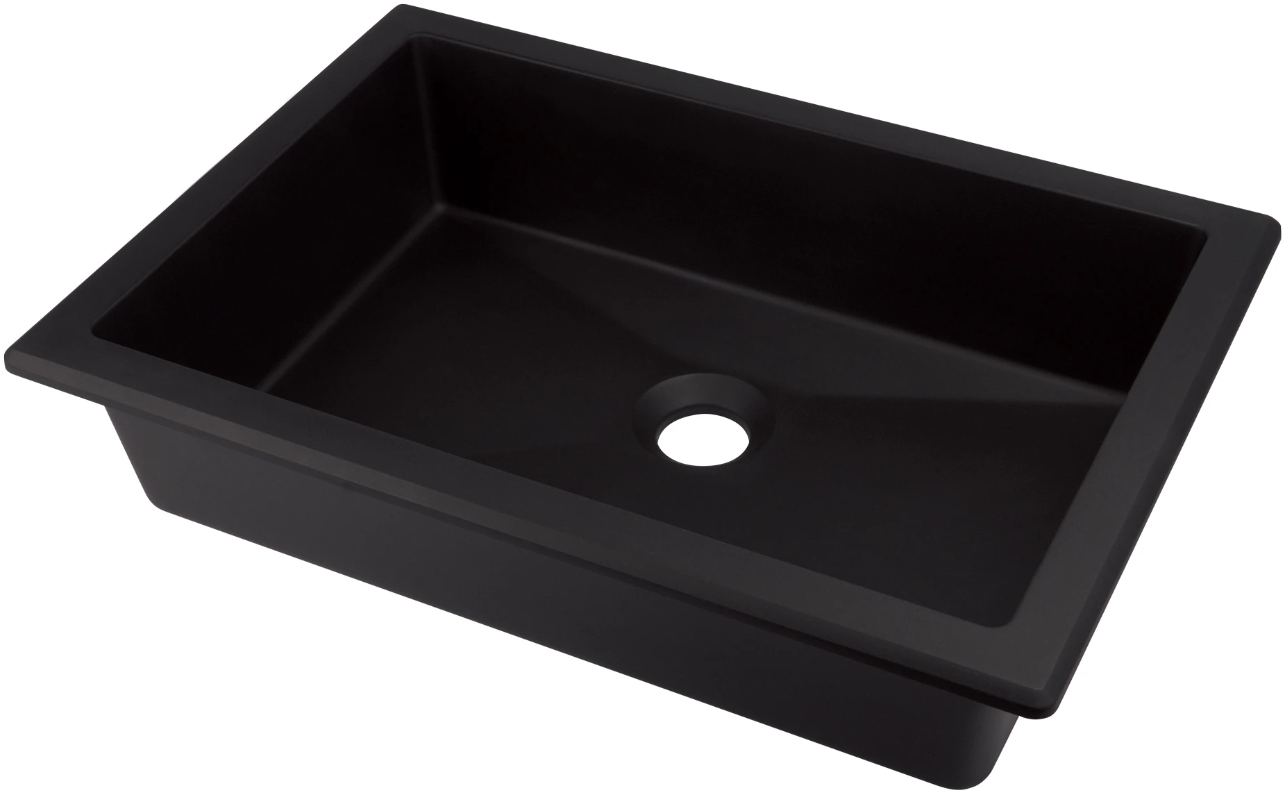 DEANTE CQR NU5U CORREO Umywalka granitowa podblatowa/wpuszczana - 50x35cm Nero