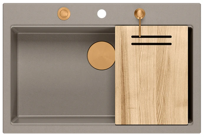 Quadron MARC 110 HQM7650U4_PVDC1 Granitowy Soft taupe/Miedziany