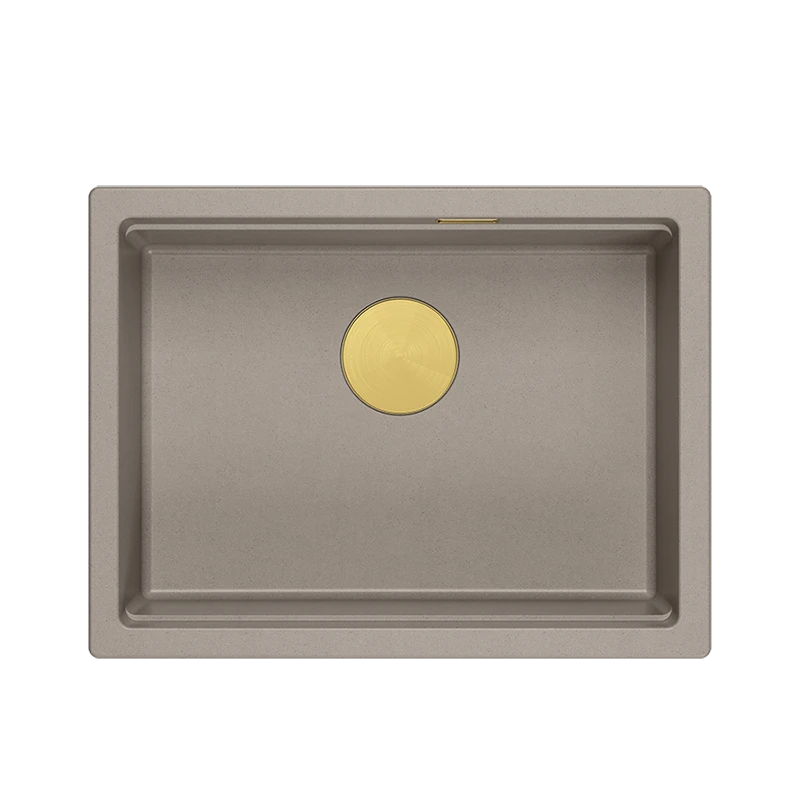 Quadron LOGAN 100 HQJ6045U4_PVDG1_U Granitowy Soft taupe/Złoty