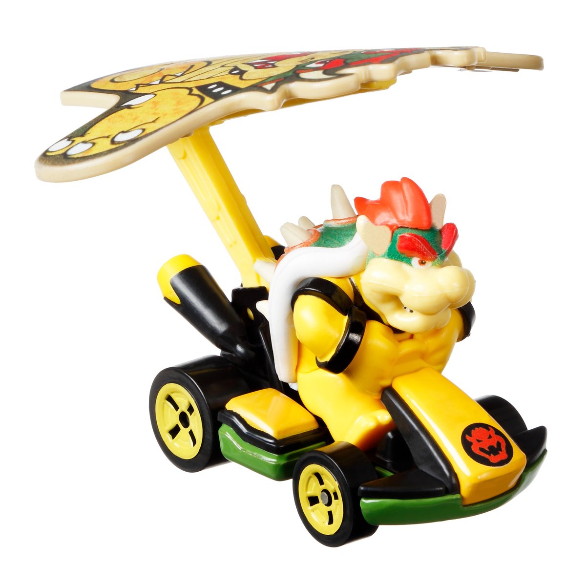 Zdjęcia - Auto dla dzieci Mattel Pojazd-lotnia Mario Kart Bowser . od 3 lat (GVD30/GVD33)