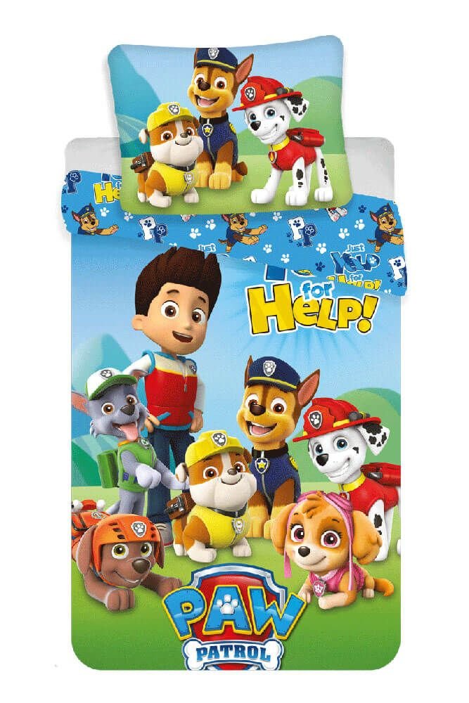 Jerry Fabrics Pościel dziecięca Paw Patrol 137, 140 x 200 cm, 70 x 90 cm