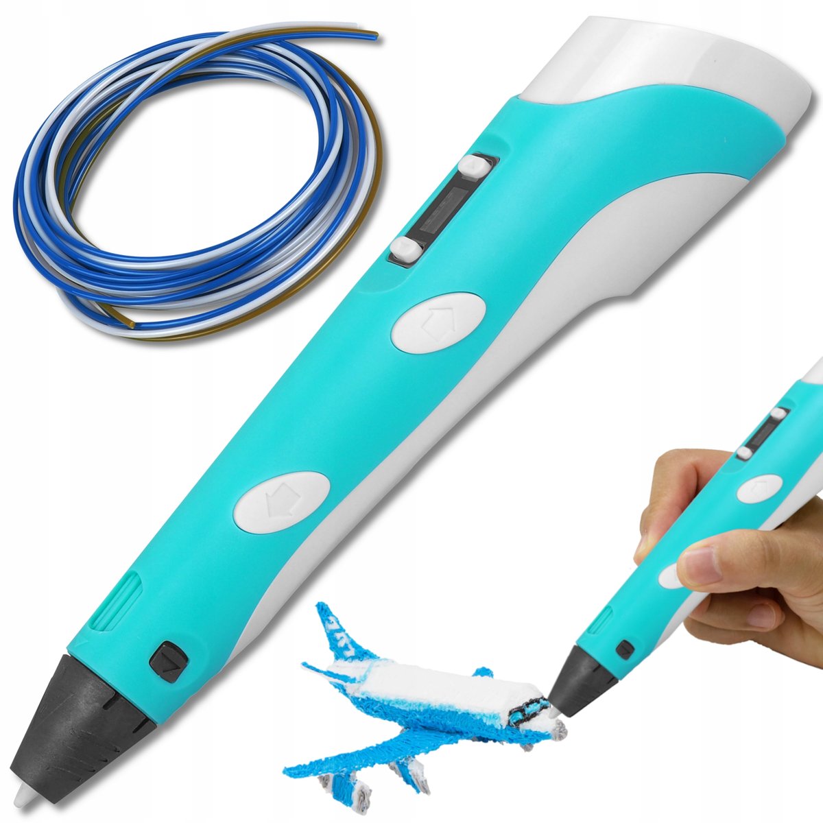 Długopis Drukarka 3D Pen Kolorowe Wkłady Zestaw