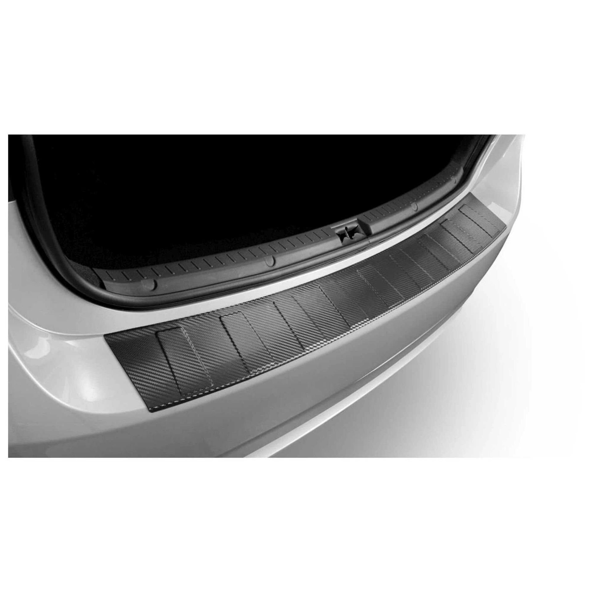TOYOTA YARIS III 5D HATCHBACK 2011-2014 Nakładka na zderzak TRAPEZ Carbon