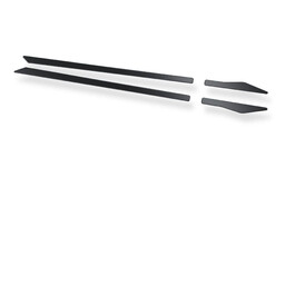 Listwy boczne do Volvo XC60 I FL 2013-2017 5-drzwiowy - Typ V - Czarny