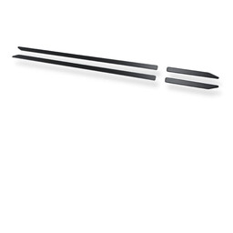 Listwy boczne do Hyundai Tucson I 2004-2009 5-drzwiowy - Typ W - Czarny