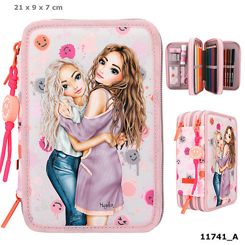 Piórnik 3-Komorowy Z Wyposażeniem Happy Together Top Model 11741A