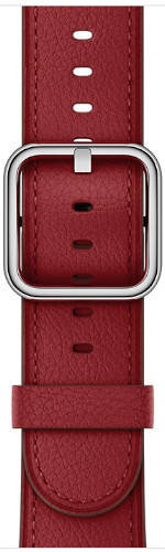 Apple Pasek z edycji (PRODUCT)RED w kolorze rubinowym z klamrą klasyczną do koperty 38 mm MR392ZM-A