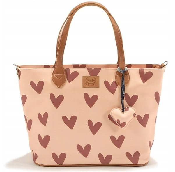 Torba Dla Mamy Feeria Heartbeat Pink L La Millou