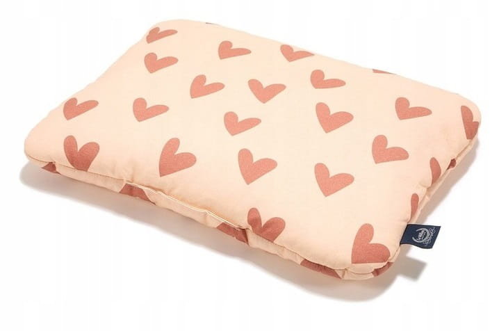 Poduszka Do Spania Bawełna Heartbeat Pink M 35X45 La Millou