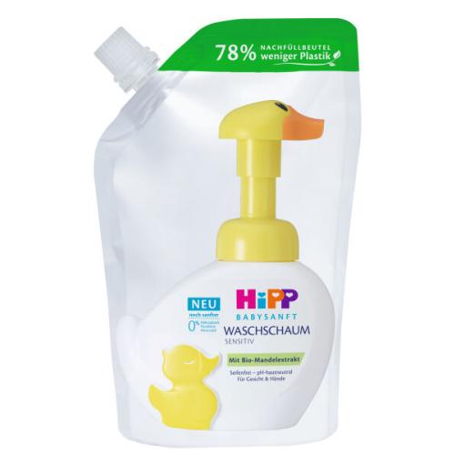 Hipp Babysanft Washing Foam mydło w płynie Napełnienie 250 ml dla dzieci
