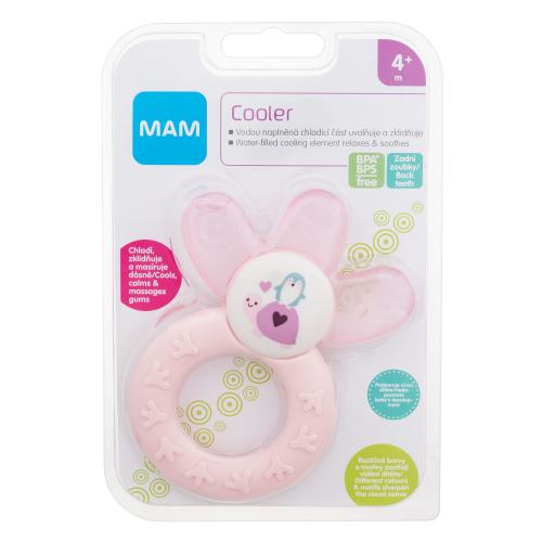 MAM Cooler Teether 4m+ Pink Gryzak dla dzieci 1 szt