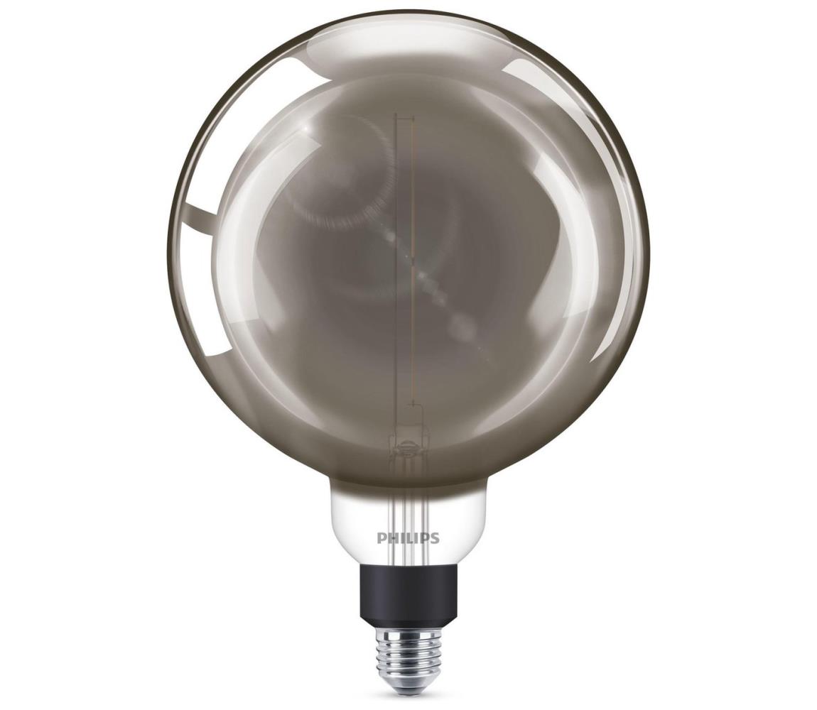 LED Żarówka ściemnialna SMOKY VINTAGE Philips E27/6,5W/230V 4000K