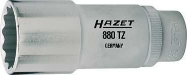 Hazet Nasadka 3/8 10 mm) 880TZ-18 zewnętrzny sześciokąt 18 mm Długość netto 66 mm