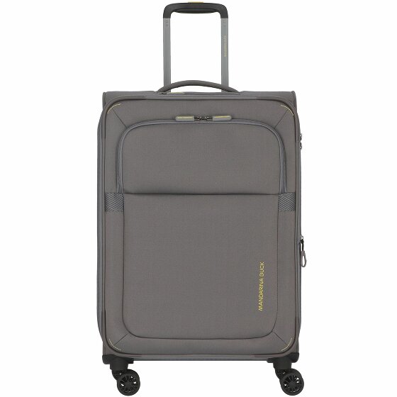 Mandarina Duck Smile & Go Wózek na 4 kółkach 67 cm steel