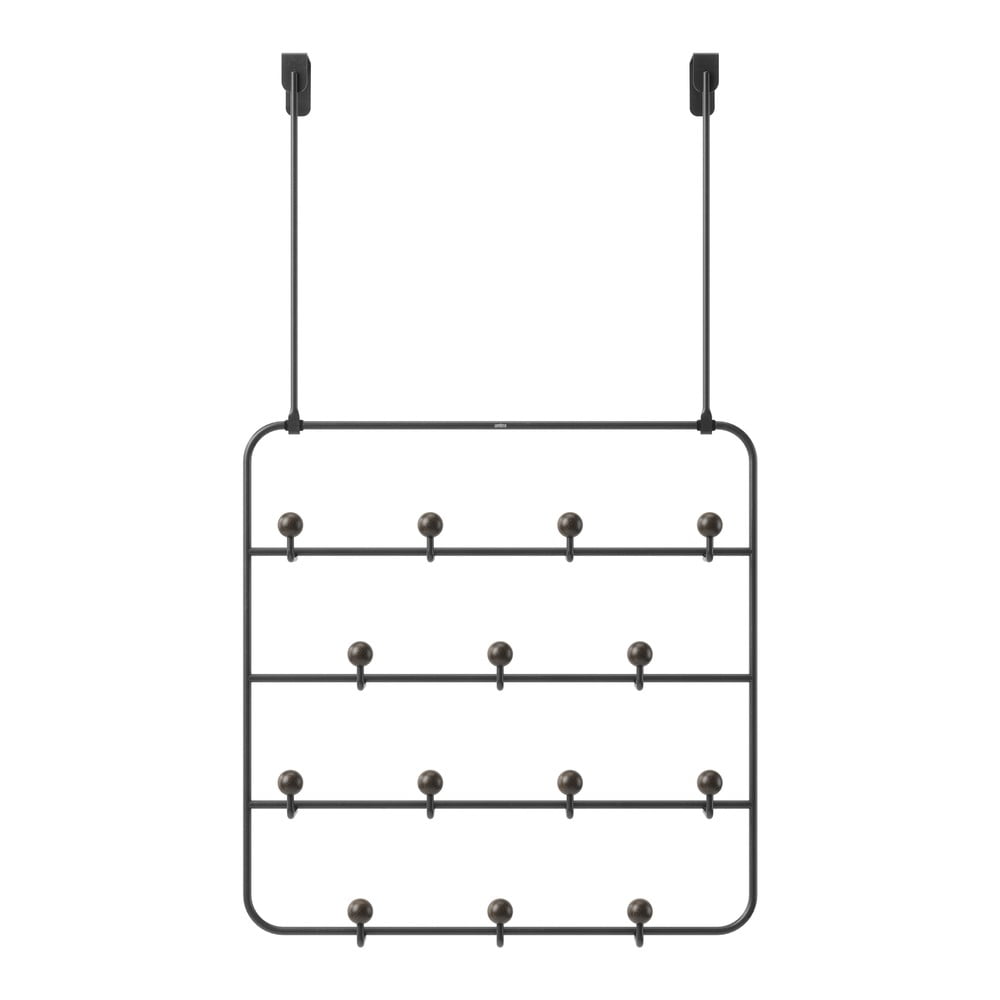 Czarny metalowy wieszak na drzwi 36 cm Estique – Umbra