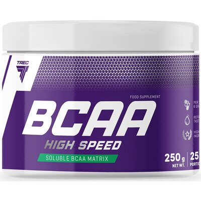 Kompleks aminokwasów Trec Nutrition BCAA High Speed 250 g Jar Lemon (5902114018757)