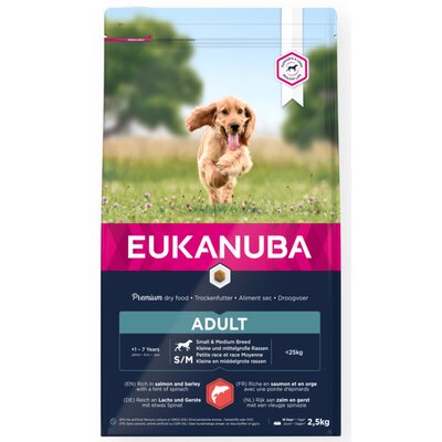 Eukanuba Adult Small & Medium Salmon 2,5 kg