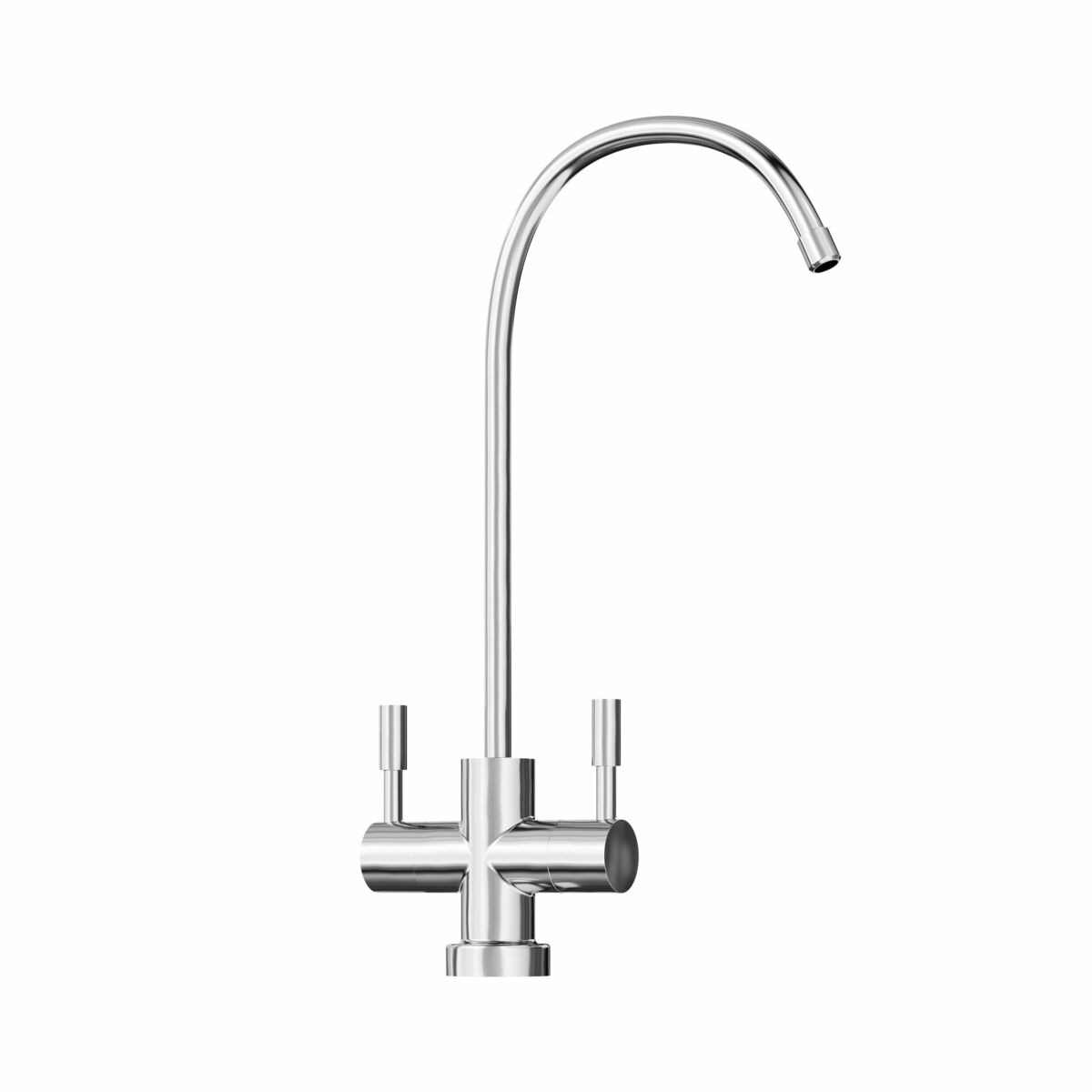 Podwójna wylewka do systemów RO chrom USTM