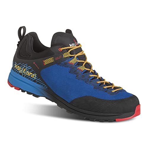Kayland 01802225 GRIMPEUR GTX buty trekkingowe męskie niebieskie żółte UK 9, Niebieski Żółty, 41.5 EU