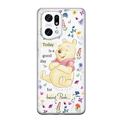 ERT GROUP etui na telefon Oppo FIND X5 PRO, case oryginalny i oficjalnie licencjonowany przez Disney, wzór Winnie the Pooh & Friends 029, optymalnie dopasowane, plecki z TPU