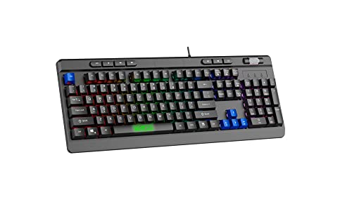 SPARCO Stealth SPMEMKEYBOARD czarno-niebieska