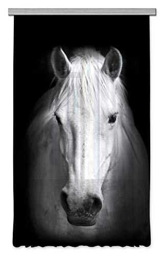 AG Design Zasłona do pokoju dziecięcego, tkanina, wielokolorowa, 140 cm x 245 cm
