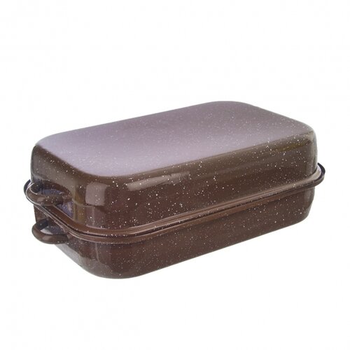 Orion Brytfanna emaliowana BROWN, 28,5 x 18,5 cm