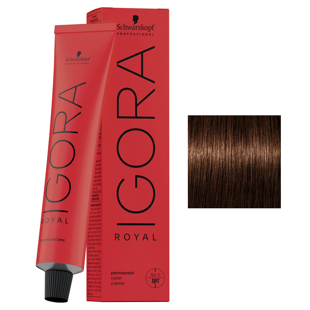 Schwarzkopf Igora Royal, profesjonalna farba do wosw, 6-0, 60ml