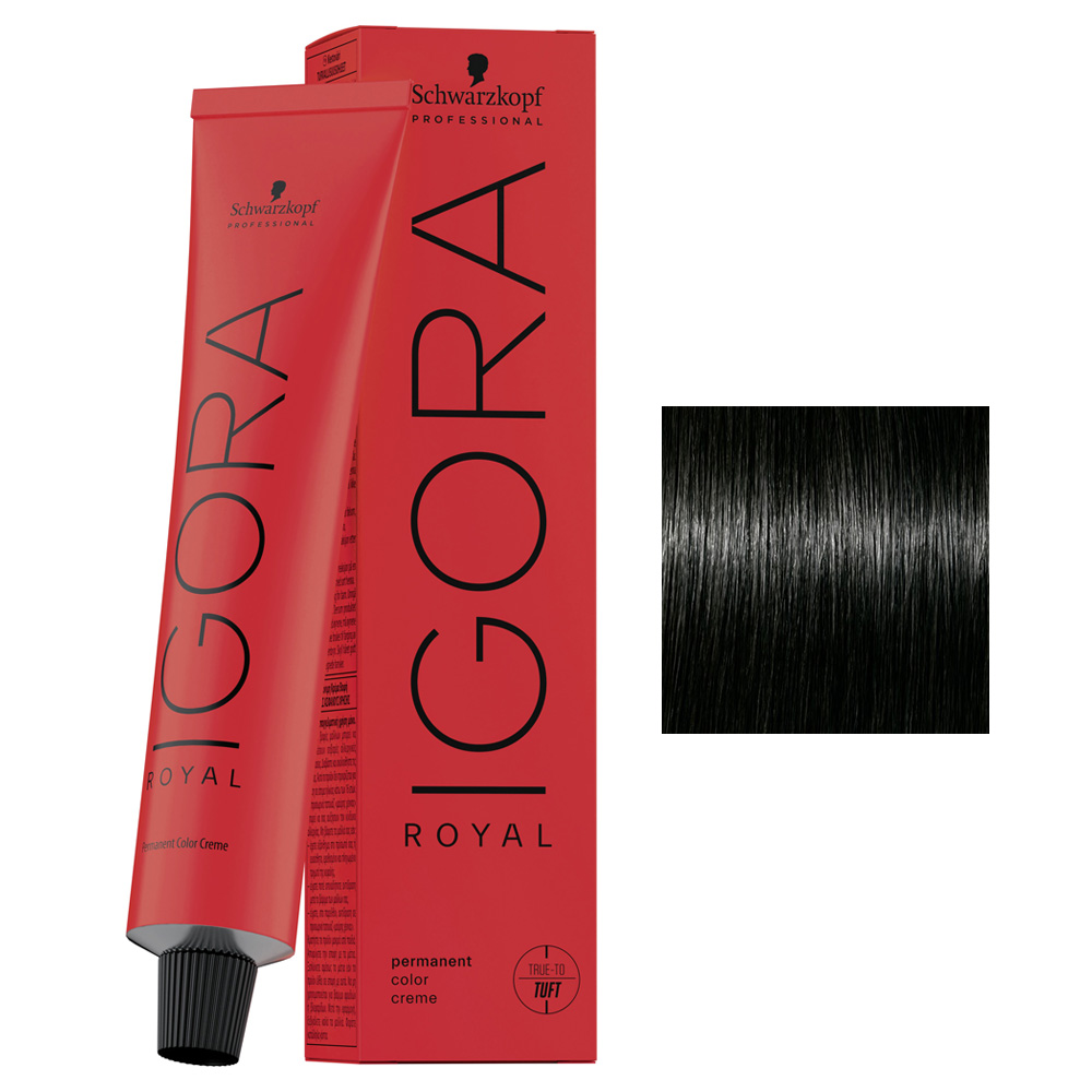 Schwarzkopf Igora Royal, profesjonalna farba do wosw, 3-0, 60ml
