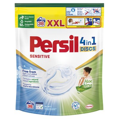 Kapsułki do prania PERSIL Discs 4 in 1 Sensitive - 38 szt.