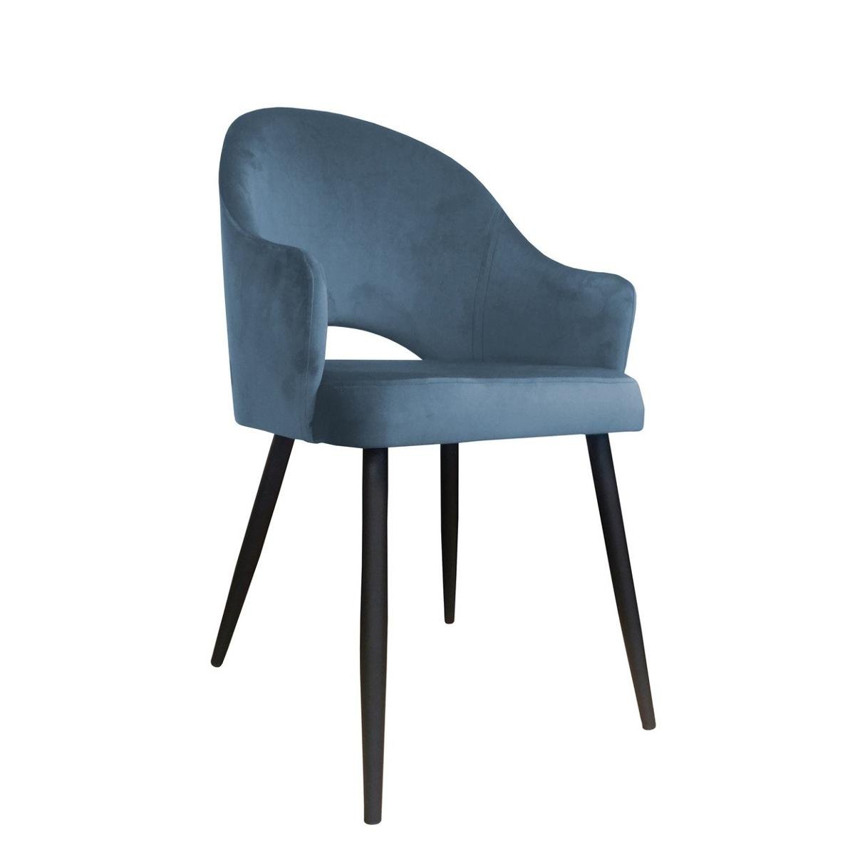Atos Krzesło Velvet noga czarna BL06