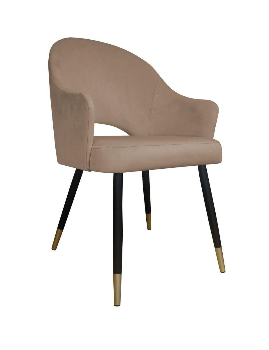 Atos Krzesło Velvet noga czarna/złota MG06