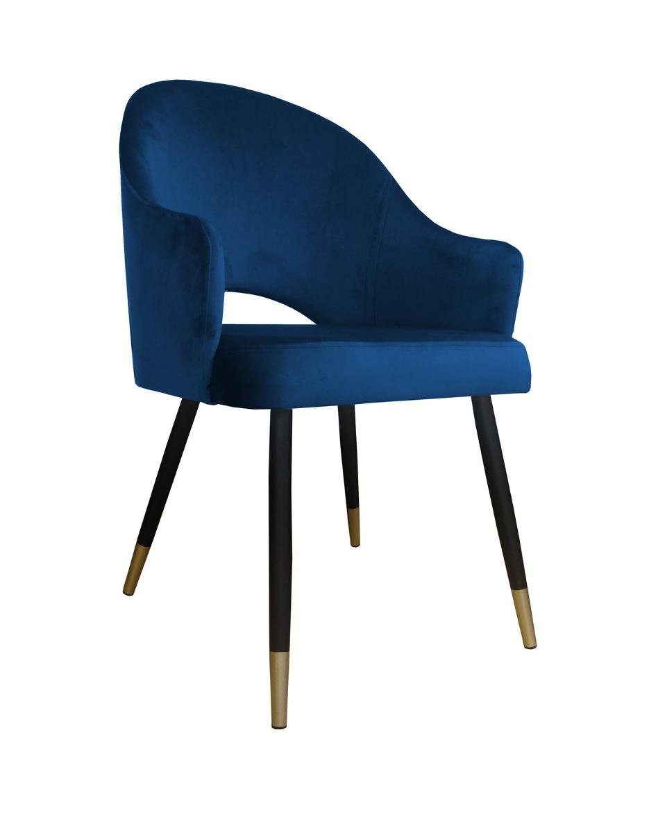 Atos Krzesło Velvet noga czarna/złota MG16