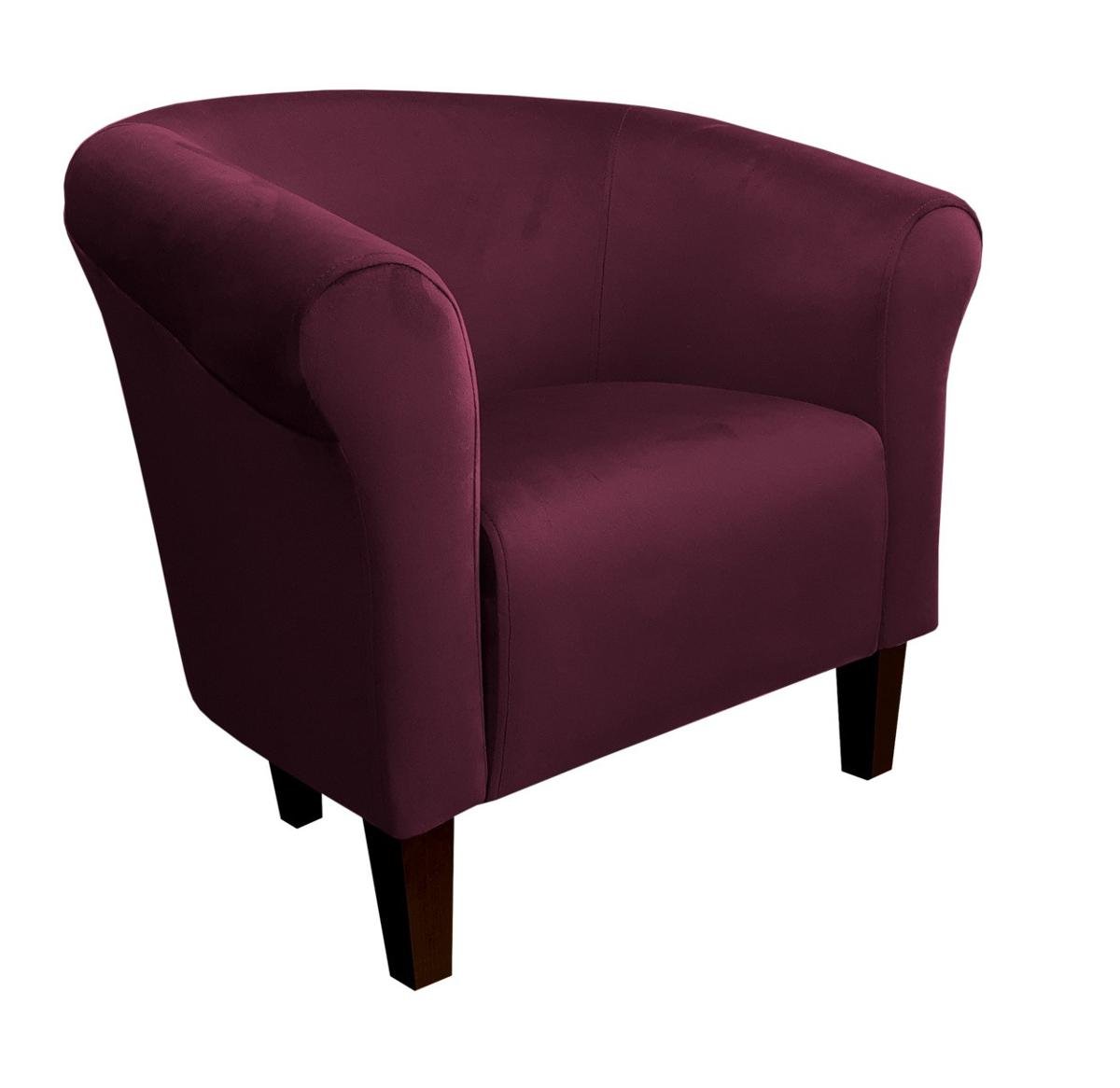 ATOS Fotel Milo MG02 nogi venge śliwka