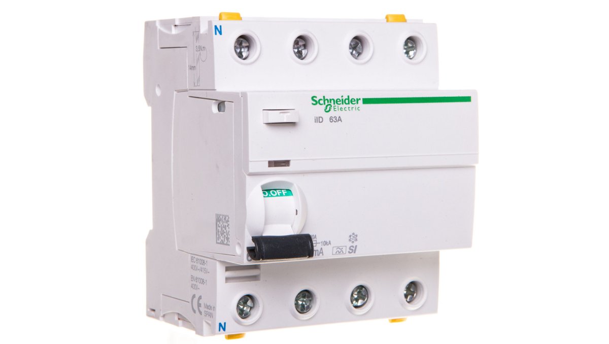 SCHNEIDER Acti9 iid 4p 63a 30ma a-si-type residual A9Z31463