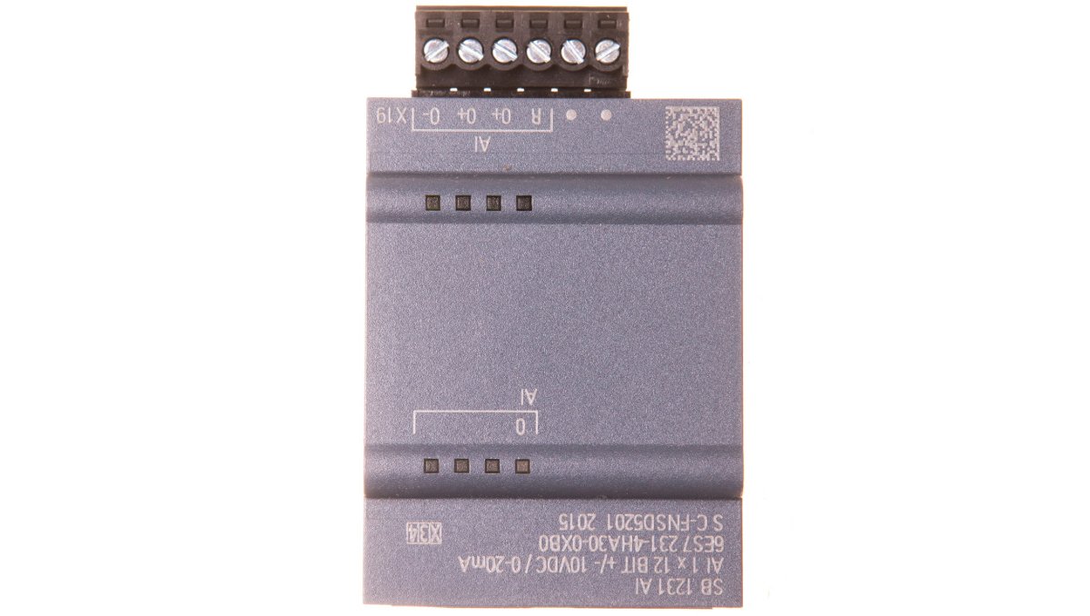 Siemens Indus.Sector SPS moduł 6es7231  4ha30  0 X B0 analogei ngabe PLC analogowy moduł wejście/wyjście 6940408100909 6ES7231-4HA30-0XB0