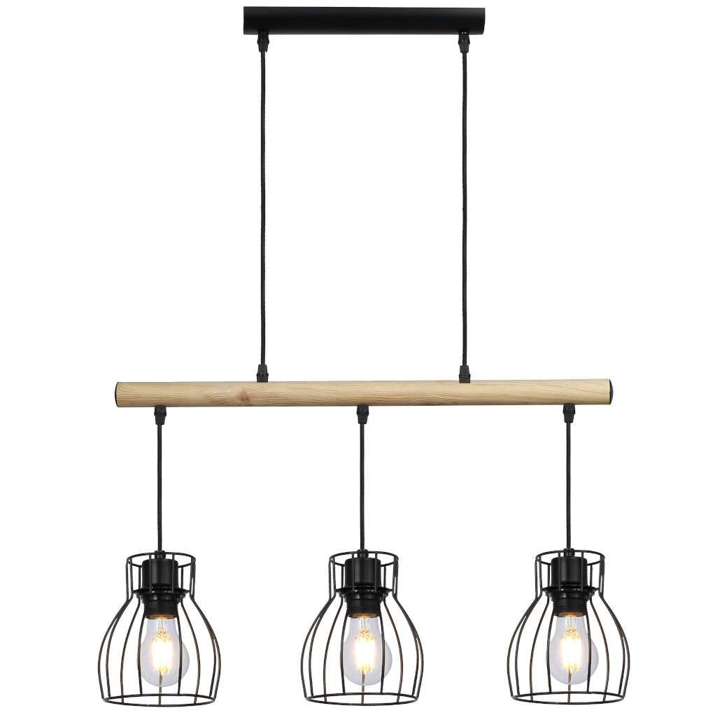 Candellux BERNITA LAMPA WISZĄCA 3X60W E27 CZARNY 33-78087