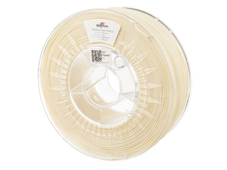 Zdjęcia - Filament do druku 3D Spectrum 3D filament, ABS Medical, 1,75mm, 1000g, 80414, natural 