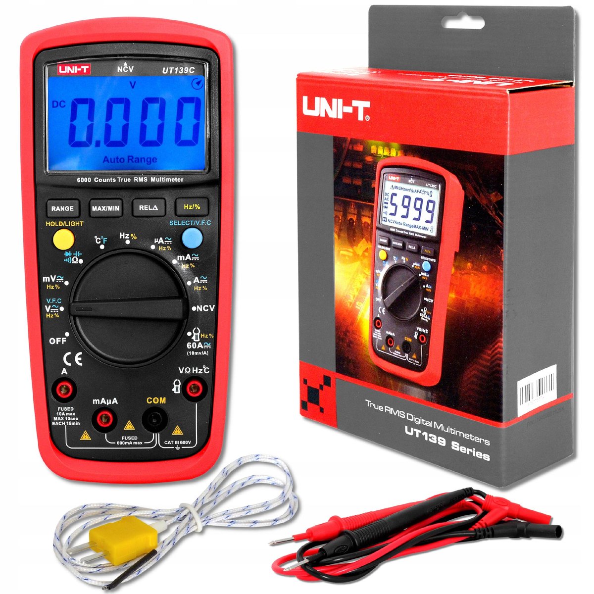 1 szt. Miernik uniwersalny UNI-T UT-139C.