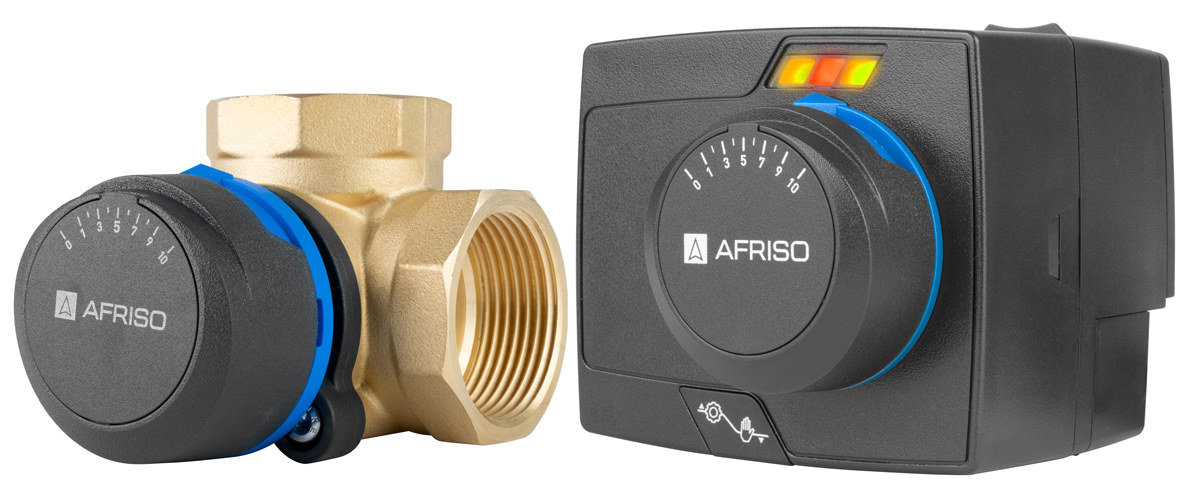 Afriso Siłownik 343 + Zawór 3-DROGOWY Arv 385 DN32