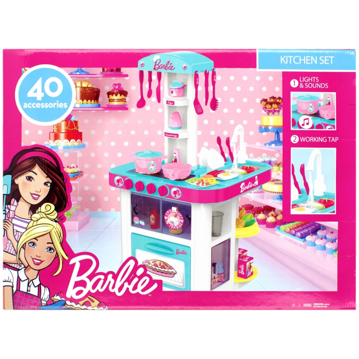 Barbie Kuchnia z akcesoriami 3+ Mega Creative Uniwersalny