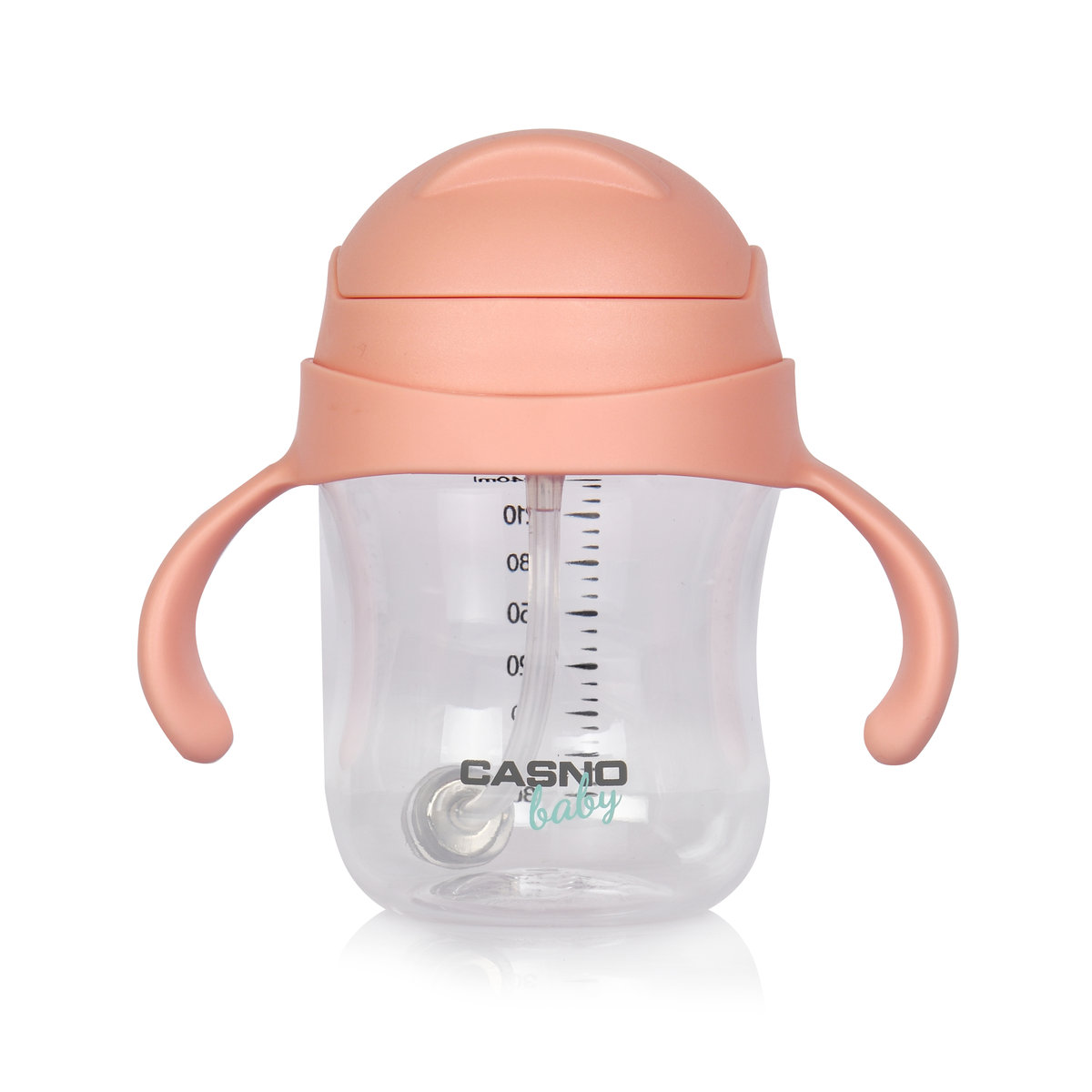 Butelka tritanowa dla dzieci Casno Baby DIZZY 240 ml Light Pink