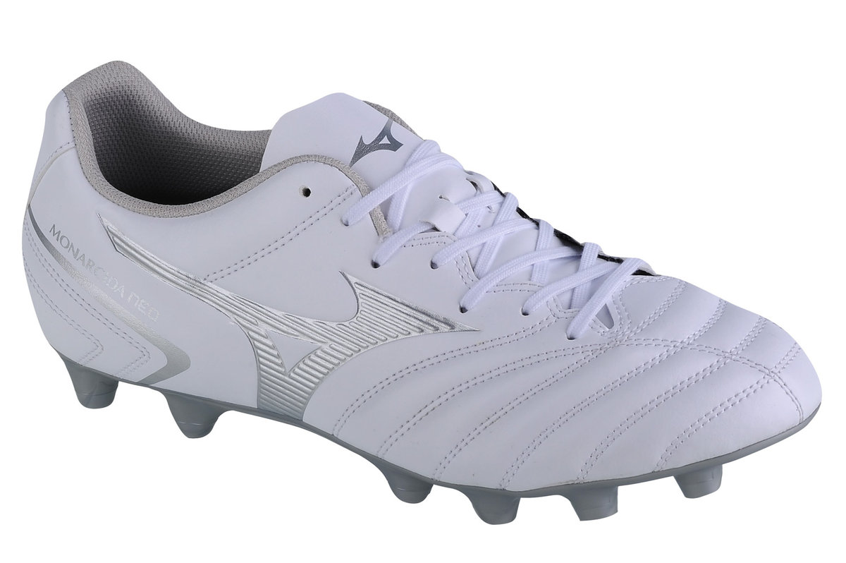 Mizuno Unisex Morelia NEO III PRO buty piłkarskie, białe/hologram/chłodna szarość 3C, 40 UK, Biały hologram Cool Gray 3c, 47 EU