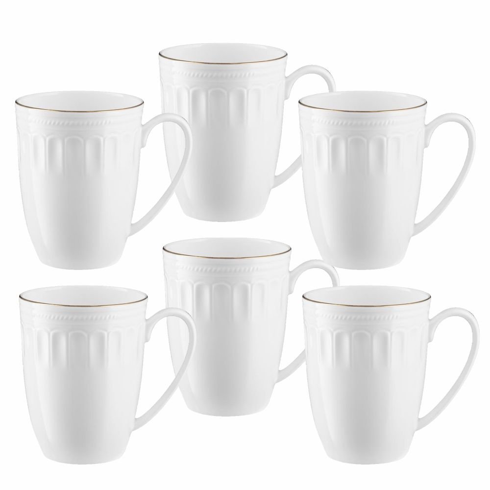 Komplet kubków 350 ml 6 sztuk MESYNA GOLD VILLA ITALIA