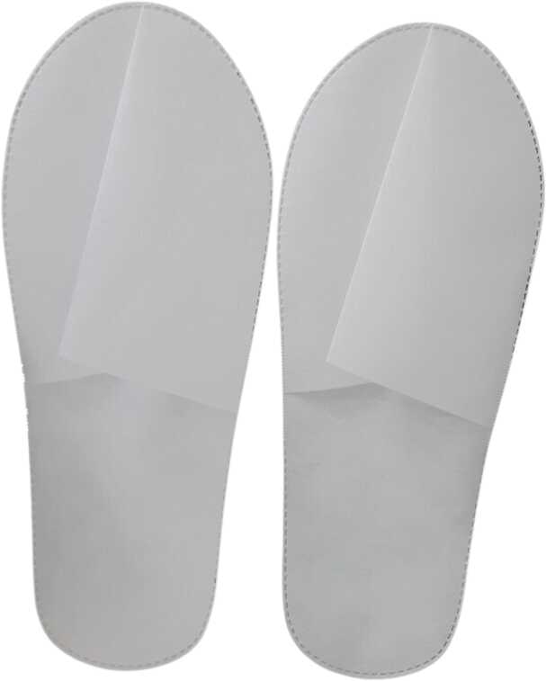 Jednorazowe kapcie z miękkiej włókniny - buty ochronne z zakrytymi palcami - Eco Beauty&Spa (Hotel Slippers)
